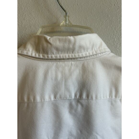 Ralph Lauren Mens button down Shirt L Short Sleeve cuffed RARE Slim fit see pics - Picture 6 of 11